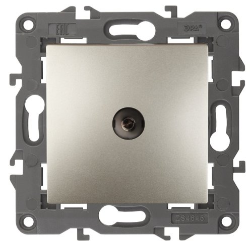 Розетка TV Оконечная без рамки Эра Elegance 1-м. шампань картинка